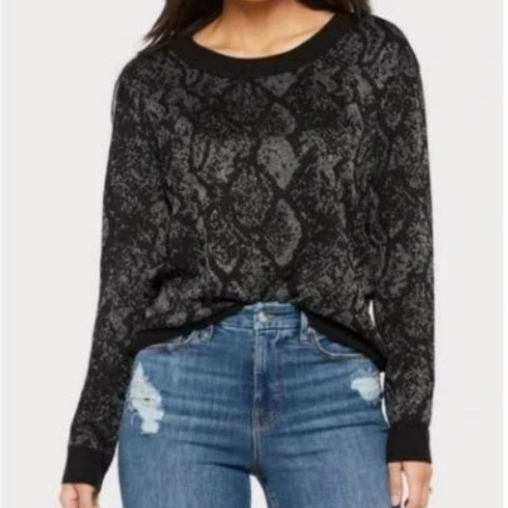 John + Jenn Carlos Snake Sparkle Sweater - XS